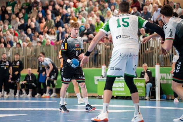 Handball I Herren I Saison 2025-2026 I 2. Bundesliga I 20. Spieltag I HC Oppenweiler Backnang - TUSEM Essen I 20.02.2026 Felix Mart (3, TUSEM Essen) mit Ball Backnang Murrtal Arena Baden-Württemberg Deutschland Copyright: xLobeca MaxxPetershansx