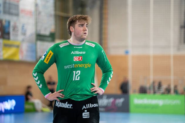 Handball I Herren I Saison 2025-2026 I 2. Bundesliga I 20. Spieltag I HC Oppenweiler Backnang - TUSEM Essen I 20.02.2026 Finn Knaack (12, TUSEM Essen) Backnang Murrtal Arena Baden-Württemberg Deutschland Copyright: xLobeca MaxxPetershansx