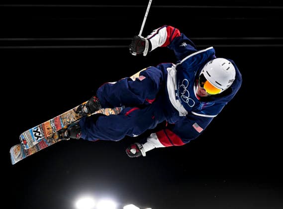 (260221) -- LIVIGNO, Feb. 21, 2026 -- Alex Ferreira of the United States competes during the freestyle skiing men s freeski halfpipe final at the Milan-Cortina 2026 Olympic Winter games, Winterspiele,Spiele, Summer games in Livigno, Italy, Feb. 20, 2026. ) (MICO2026)ITALY-LIVIGNO-OLYMPIC WINTER GAMES-FREESTYLE SKIING-MEN S FREESKI HALFPIPE-FINAL XiaxYifang 