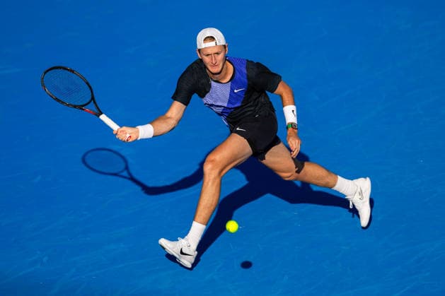 2026 Delray Beach Open - Day 5 - Sebastian Korda Of USA Defeats Casper Ruud Of Norway Sebastian Korda of the USA plays against Casper Ruud of the USA during their match on Day 5 of the Delray Beach Open at the Delray Tennis Center in Delray Beach, Florida, on February 20, 2026. Delray Beach FL United States  Copyright: xMauricioxPaizx originalFilename:paiz-2026delr260220_np91e.jpg