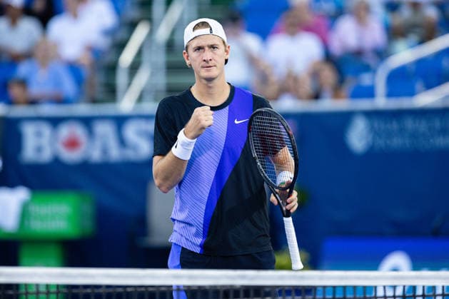 2026 Delray Beach Open - Day 5 - Sebastian Korda Of USA Defeats Casper Ruud Of Norway Sebastian Korda of the USA celebrates after defeating Casper Ruud of the USA during their match on Day 5 of the Delray Beach Open at the Delray Tennis Center in Delray Beach, Florida, on February 20, 2026. Delray Beach FL United States  Copyright: xMauricioxPaizx originalFilename:paiz-2026delr260220_nphsl.jpg