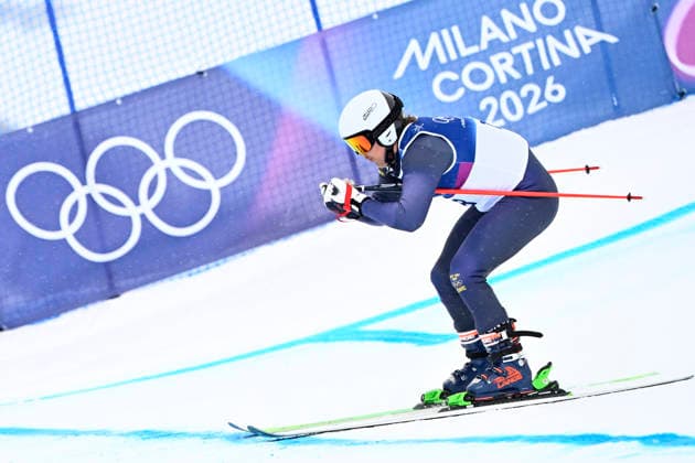 LIVIGNO, ITALY 20260221 David Mobärg during this morning s ski cross qualification in the Snow Park in Livigno, Italy, Winter Olympics. *** The image is included in the SPORTS PACKAGE. For others PAYMENT IMAGE *** LIVIGNO ITALY x10080x *** LIVIGNO, ITALY 20260221 David Mobärg during this morning s ski cross qualification in the Snow Park in Livigno, Italy, Winter Olympics The image is included in the SPORTS PACKAGE For others PAYMENT IMAGE LIVIGNO ITALY x10080x  Copyright: xFredrikxSandberg TTx 2026 OLYMPICS SKI CROSS QUALIFICATIONS