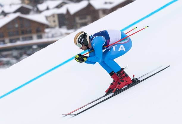 OLYMPICS - Winter Olympic Games, Olympische Spiele, Olympia, OS Milano Cortina 2026 LIVIGNO,ITALY,21.FEB.26 - OLYMPICS, FREE SKI, FREESTYLE SKIING - Winter Olympic Games Milano Cortina 2026, Skicross, men, qualification. Image shows Dominik Zuech (ITA).  GEPAxpictures xWolfgangxGrebien