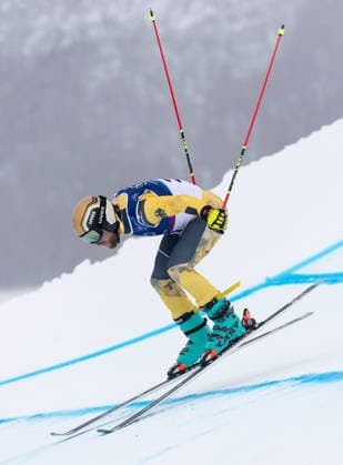 OLYMPICS - Winter Olympic Games, Olympische Spiele, Olympia, OS Milano Cortina 2026 LIVIGNO,ITALY,21.FEB.26 - OLYMPICS, FREE SKI, FREESTYLE SKIING - Winter Olympic Games Milano Cortina 2026, Skicross, men, qualification. Image shows Cornel Renn (GER).  GEPAxpictures xWolfgangxGrebien