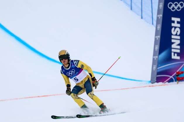 Livigno, Italien 21. Februar 2026: Ski Freestyle Ski Cross Männer - Olympia 2026 Im Bild: Tim Hronek (GER) Snow Park *** Livigno, Italy February 21, 2026 Ski Freestyle Ski Cross Men Olympia 2026 In the picture Tim Hronek GER Snow Park Copyright: xFotostandx xHettichx