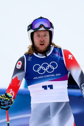 Livigno, Italien 21. Februar 2026: Ski Freestyle Ski Cross Männer - Olympia 2026 Im Bild: Jared Schmidt (CAN) Snow Park *** Livigno, Italy February 21, 2026 Ski Freestyle Ski Cross Men Olympia 2026 In the picture Jared Schmidt CAN Snow Park Copyright: xFotostandx xHettichx