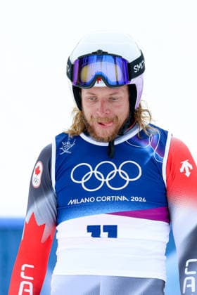Livigno, Italien 21. Februar 2026: Ski Freestyle Ski Cross Männer - Olympia 2026 Im Bild: Jared Schmidt (CAN) unzufrieden Snow Park *** Livigno, Italy February 21, 2026 Ski Freestyle Ski Cross Men Olympia 2026 In the picture Jared Schmidt CAN dissatisfied Snow Park Copyright: xFotostandx xHettichx