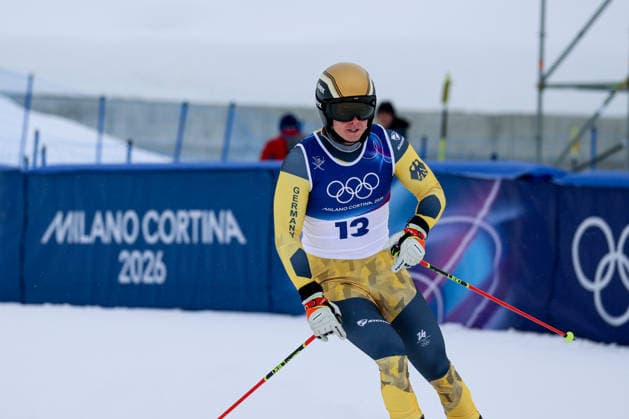 Livigno, Italien 21. Februar 2026: Ski Freestyle Ski Cross Männer - Olympia 2026 Im Bild: Florian Wilmsmann (GER) Snow Park *** Livigno, Italy February 21, 2026 Ski Freestyle Ski Cross Men Olympia 2026 In the picture Florian Wilmsmann GER Snow Park Copyright: xFotostandx xHettichx