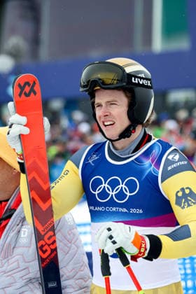 Livigno, Italien 21. Februar 2026: Ski Freestyle Ski Cross Männer - Olympia 2026 Im Bild: Florian Wilmsmann (GER) Snow Park *** Livigno, Italy February 21, 2026 Ski Freestyle Ski Cross Men Olympia 2026 In the picture Florian Wilmsmann GER Snow Park Copyright: xFotostandx xHettichx