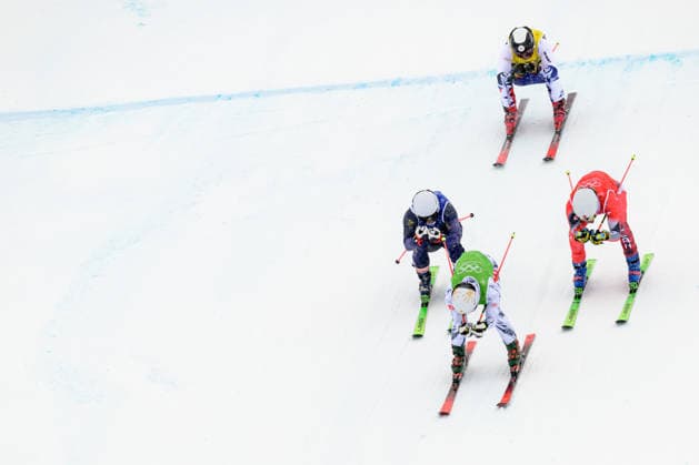 260221 Alex Fiva of Switzerland, Daniel Paulus of Czech Republic, Erik Mobärg of Sweden and Jared Schmidt of Canada compete in men s freestyle skiing ski cross round of 16 during day 15 of the 2026 Winter Olympics on February 21, 2026 in Livigno. Photo: Vegard Grott BILDBYRAN kod VG VG0890 bbeng Olympic Games, Olympische Spiele, Olympia, OS olympics winter olympics os ol olympiska spel vinter-os olympiske leker milano cortina 2026 milan cortina 2026 milano cortina 2026 olympic games milano cortina 2026 winter olympic games milano cortina-os milano cortina-ol vinter-ol ski cross freestyle skiing skicross sverige kanada tjeckien schweiz *** 260221 Alex Fiva of Switzerland, Daniel Paulus of Czech Republic, Erik Mobärg of Sweden and Jared Schmidt of Canada compete in men s freestyle skiing ski cross round of 16 during day 15 of the 2026 Winter Olympics on February 21, 2026 in Livigno Photo Vegard Grott BILDBYRAN code VG VG0890 bbeng olympic games olympics winter olympics os ol olympiska spel vinter os olympiske leker milano cortina 2026 milan cortina 2026 milano cortina 2026 olympic games milano cortina 2026 winter olympic games milano cortina os milano cortina ol vinter ol ski cross freestyle skiing skicross sverige kanada tjeckien schweiz  Copyright: VEGARDxGRoTT BB260221VG027