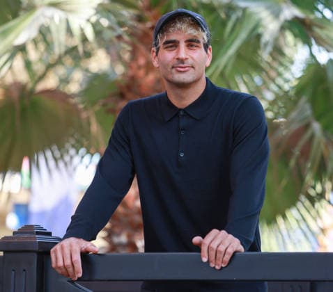 Benjamin Hassan (LBN) privat, Dubai Duty Free Tennis Championships, Dubai, U.A.E. Tennis - Dubai Tennis Championships 2026 - ATP, Tennis Herren - Dubai Duty Free Tennis Stadium - Dubai - - United Arab Emirates - 21 February 2026. Copyright: xJuergenxHasenkopfx
