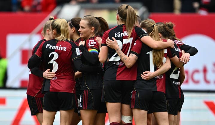 21.02.2026 - Fussball - Saison 2025 2026 - 1. Google Pixel Frauen Bundesliga - 19. Spieltag: 1. FC Nürnberg FCN ( Club Clubfrauen ) - FC Carl Zeiss Jena - Sportfoto Zink - xwoxzix - Torjubel Jubel Freude nach Treffer Tor Torschuß zum 2:0 durch Luisa Guttenberger (4, 1. FC Nürnberg FCN ) -