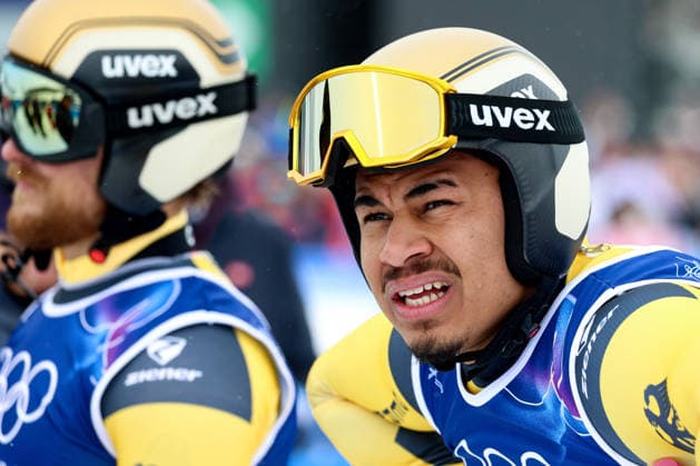 Livigno, Italien 21. Februar 2026: Ski Freestyle Ski Cross Männer - Olympia 2026 Im Bild: Florian Fischer (GER) Snow Park *** Livigno, Italy February 21, 2026 Ski Freestyle Ski Cross Men Olympia 2026 In the picture Florian Fischer GER Snow Park Copyright: xFotostandx xHettichx