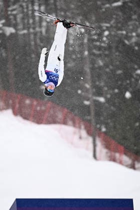 2026 WINTER Olympic Games, Olympische Spiele, Olympia, OS Abbey Wilcox of Australia during the Mixed Team Aerials finals at the Livigno Aerials and Moguls Park on day 15 of the 2026 Milano Cortina Winter Olympic Games in Livigno, Italy, Saturday, February 21, 2026. ( NO ARCHIVING, EDITORIAL USE ONLY LIVIGNO SONDRIO ITALY  Copyright: xDANxHIMBRECHTSx 20260221168519357820