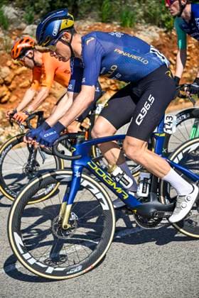 Volta Algarve 2026 Stage 4 LAGOS, PORTUGAL - FEBRUARY 21 : De La Cruz David (ESP) of Pinarello - Q36.5 Pro Cycling Team in action during stage 4 of the 52th edition of Volta Algarve an UCI ProSeries 2.Pro cycling road race stage for Men Elite of 175.1 km with start in Albufeira and finish in Lagos on February 21, 2026 in Lagos, Portugal, 21 02 2026 ( Motordriver Guy De Vuyst - Lagos Portugal  Copyright: xNicoxVereeckenx