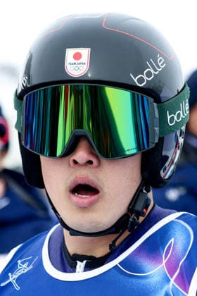Livigno, Italien 21. Februar 2026: Ski Freestyle Ski Cross Männer - Olympia 2026 Im Bild: Makiko Arai (JPN) Snow Park *** Livigno, Italy February 21, 2026 Ski Freestyle Ski Cross Men Olympia 2026 In the picture Makiko Arai JPN Snow Park Copyright: xFotostandx xHettichx