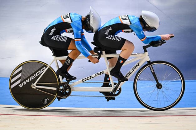 2026 British Cycling Lloyds National Track Championships Picture by Olly Hassell SWpix.com - 21 02 2026 - 2026 British Cycling Lloyds National Track Championships - National Cycling Centre, Manchester, England - Individual Pursuit - W Para B Qualifying - Selvi Krishna (Beeston CC) Copyright: x xSWpix.comx(t axPhotographyxHubxLtd)xOllyxHassell SWpix.comx SWP-3203-0553
