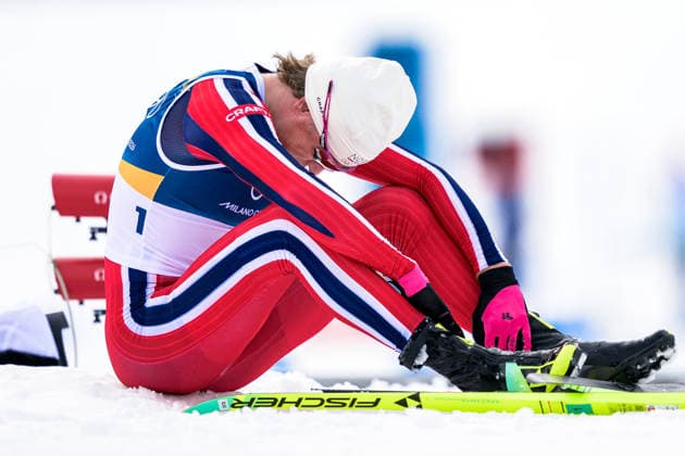 260221 Johannes Hosflot Klaebo of Norway after competing in the men s 50km classic technique cross-country skiing race during day 15 of the 2026 Winter Olympics on February 21, 2026 in Val di Fiemme. Photo: Maxim Thore BILDBYRAN kod MT MT1001 skidor cross-country skiing langrenn Olympic Games, Olympische Spiele, Olympia, OS olympics winter olympics os ol olympiska spel vinter-os olympiske leker milano cortina 2026 milan cortina 2026 milano cortina 2026 olympic games milano cortina 2026 winter olympic games milano cortina-os milano cortina-ol vinter-ol 15 bbeng norge jubel guld gold gull depp *** 260221 Johannes Hosflot Klaebo of Norway after competing in the men s 50km classic technique cross country skiing race during day 15 of the 2026 Winter Olympics on February 21, 2026 in Val di Fiemme Photo Maxim Thore BILDBYRAN kod MT MT1001 skidor cross country skiing langrenn olympic games olympics winter olympics os ol olympiska spel vinter os olympiske leker milano cortina 2026 milan cortina 2026 milano cortina 2026 olympic games milano cortina 2026 winter olympic games milano cortina os milano cortina ol vinter ol 15 bbeng norge jubel guld gull depp  Copyright: MAXIMxTHORE BB260221MT077