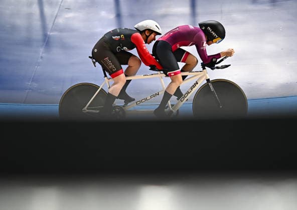 2026 British Cycling Lloyds National Track Championships Picture by Mathew Wells SWpix.com - 21 02 2026 - 2026 British Cycling Lloyds National Track Championships - National Cycling Centre, Manchester, England - Individual Pursuit - W Para B Qualifying - Georgina Bullen (Born to Bike Racing Team) Copyright: x xSWpix.comx(t axPhotographyxHubxLtd)xMathewxWells SWpix.comx SWP-3203-0556