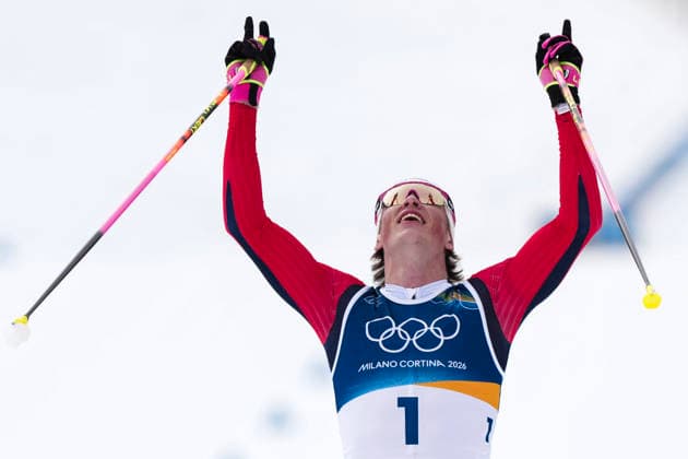 Winter Olympics in Milan Cortina 2026 Val di Fiemme, Italy 20260221. Johannes Hosflot Klaebo from Norway wins Olympic gold in the cross-country skiing 50 km Classic men s Tesero CC-Stadium during the Winter Olympics in Milano Cortina 2026. Photo: Lise Aserud NTB Val di Fiemme Italy EDITORIAL USE ONLY. RESTRICTED USE FOR BETTING COMPANIES Ref:_SPOkMmrHocSryM.jpg *** Winter Olympics in Milan Cortina 2026 Val di Fiemme, Italy 20260221 Johannes Hosflot Klaebo from Norway wins Olympic gold in the cross country skiing 50 km Classic men s Tesero CC Stadium during the Winter Olympics in Milano Cortina 2026 Photo Lise Aserud NTB Val di Fiemme Italy EDITORIAL USE ONLY RESTRICTED USE FOR BETTING COMPANIES  Copyright: xLisexAserudxx xNTBx