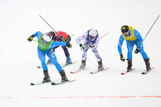 260221 Simone Deromedis of Italy, Federico Tomasoni of Italy, Alex Fiva of Switzerland and Satoshi Furuno of Japan compete in men s freestyle skiing ski cross final during day 15 of the 2026 Winter Olympics on February 21, 2026 in Livigno. Photo: Vegard Grott BILDBYRAN kod VG VG0890 bbeng Olympic Games, Olympische Spiele, Olympia, OS olympics winter olympics os ol olympiska spel vinter-os olympiske leker milano cortina 2026 milan cortina 2026 milano cortina 2026 olympic games milano cortina 2026 winter olympic games milano cortina-os milano cortina-ol vinter-ol ski cross freestyle skiing skicross italien schweiz *** 260221 Simone Deromedis of Italy, Federico Tomasoni of Italy, Alex Fiva of Switzerland and Satoshi Furuno of Japan compete in men s freestyle skiing ski cross final during day 15 of the 2026 Winter Olympics on February 21, 2026 in Livigno Photo Vegard Grott BILDBYRAN kod VG VG0890 bbeng olympic games olympics winter olympics os ol olympiska spel vinter os olympiske leker milano cortina 2026 milan cortina 2026 milano cortina 2026 olympic games milano cortina 2026 winter olympic games milano cortina os milano cortina ol vinter ol ski cross freestyle skiing skicross italien schweiz  Copyright: VEGARDxGRoTT BB260221VG048