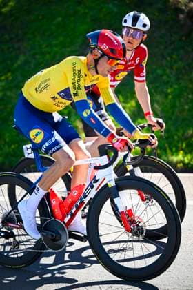Volta Algarve 2026 Stage 4 LAGOS, PORTUGAL - FEBRUARY 21 : Ayuso Juan (ESP) of Lidl - Trek in action during stage 4 of the 52th edition of Volta Algarve an UCI ProSeries 2.Pro cycling road race stage for Men Elite of 175.1 km with start in Albufeira and finish in Lagos on February 21, 2026 in Lagos, Portugal, 21 02 2026 ( Motordriver Guy De Vuyst - Lagos Portugal  Copyright: xNicoxVereeckenx