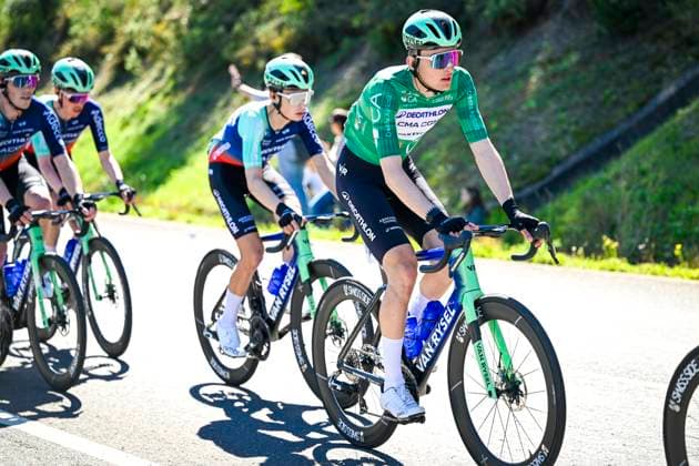 Volta Algarve 2026 Stage 4 LAGOS, PORTUGAL - FEBRUARY 21 : Seixas Paul (FRA) of Decathlon CMA CGM Team in action during stage 4 of the 52th edition of Volta Algarve an UCI ProSeries 2.Pro cycling road race stage for Men Elite of 175.1 km with start in Albufeira and finish in Lagos on February 21, 2026 in Lagos, Portugal, 21 02 2026 ( Motordriver Guy De Vuyst - Lagos Portugal  Copyright: xNicoxVereeckenx