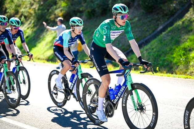 Volta Algarve 2026 Stage 4 LAGOS, PORTUGAL - FEBRUARY 21 : Seixas Paul (FRA) of Decathlon CMA CGM Team in action during stage 4 of the 52th edition of Volta Algarve an UCI ProSeries 2.Pro cycling road race stage for Men Elite of 175.1 km with start in Albufeira and finish in Lagos on February 21, 2026 in Lagos, Portugal, 21 02 2026 ( Motordriver Guy De Vuyst - Lagos Portugal  Copyright: xNicoxVereeckenx