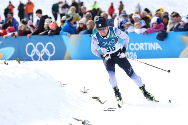 Ryo Hirose (JPN), FEBRUARY 21, 2026 - Cross-Country Skiing : Men s 50km Mass Start Classic during the Milano Cortina 2026 Olympic Winter games, Winterspiele,Spiele, Summer games at Tesero Cross-Country Skiing Stadium in Tesero, Italy. Noxthirdxpartyxsales  aflo_320718642