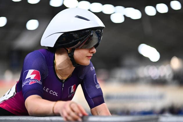 2026 British Cycling Lloyds National Track Championships Picture by Mathew Wells SWpix.com - 21 02 2026 - 2026 British Cycling Lloyds National Track Championships - National Cycling Centre, Manchester, England - Women s Points Race Qualifying Heat 1 - Jenny Holl (Loughborough Lightning) Copyright: x xSWpix.comx(t axPhotographyxHubxLtd)xMathewxWells SWpix.comx SWP-3203-0586