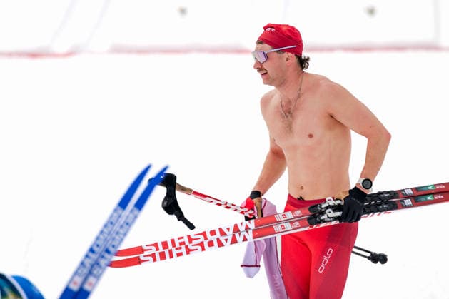 OLYMPICS - Winter Olympic Games, Olympische Spiele, Olympia, OS Milano Cortina 2026 TESERO,ITALY,21.FEB.26 - OLYMPICS, NORDIC SKIING, CROSS COUNTRY - Winter Olympic Games Milano Cortina 2026, 50km, mass start, classic, men. Image shows Nicola Wigger (SUI).  GEPAxpictures xMatthiasxTrinkl