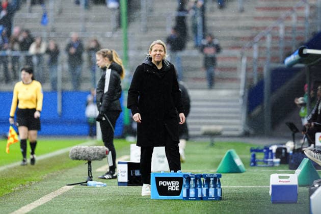 Friederike Kromp (SV Werder Bremen, Trainerin) GER, Hamburger SV vs. SV Werder Bremen, Frauen, Fussball, 1. Bundesliga, Spieltag 19, Saison 2025 2026, 21.02.2026 GER, Hamburger SV vs. SV Werder Bremen, Frauen, Fussball, 1. Bundesliga, Spieltag 19, Saison 2025 2026, 21.02.2026 Hamburg Copyright: xEibner-Pressefoto MarcelxvonxFehrnx EP_MFN
