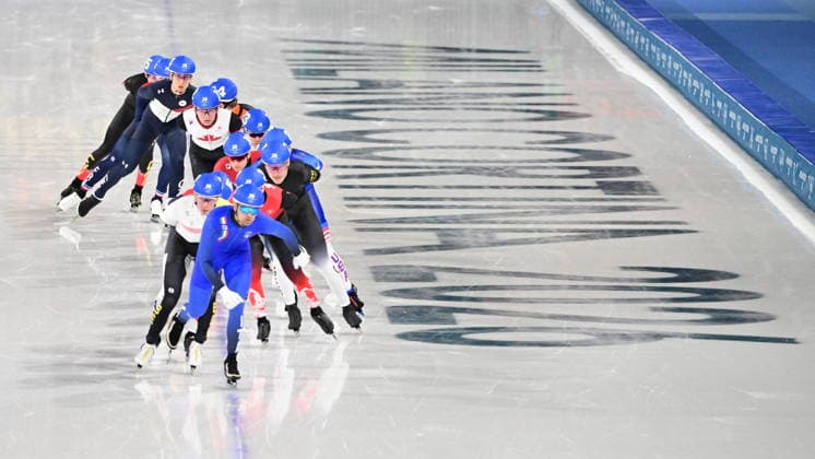 XXV Winter Olympic Games, Olympische Spiele, Olympia, OS in Milan, Italy, on February 21, 2026. Speed skating, Eisschnelllauf Men s Mass Start, semifinals. Metodej Jilek from Czech Republic (left in back). (CTKxPhoto MichalxKamaryt) CTKPhotoP2026022103712  CTKPhotoP2026022103712