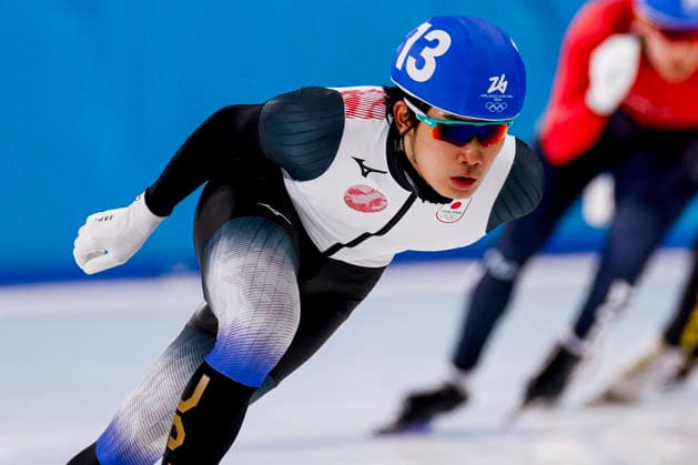 Milano Cortina 2026 Winter Olympics, Speed skating, Eisschnelllauf Italy Motonaga Arito of Japan competing in the Speed Skating Men s Mass Start Semifinals on Day 15 of the Milano Cortina 2026 Winter Olympics at the Milano Speed Skating Stadium in Milan, Italy, February 21, 2026. Milan Italy  Copyright: xMatrixxImagesx xHenkxJanxDijksx