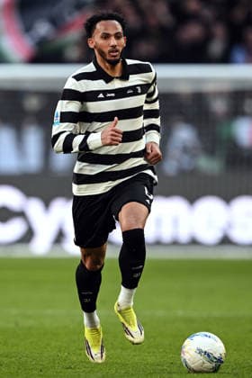 Cm Torino 21 02 2026 - campionato di calcio serie A Juventus-Como foto Cristiano Mazzi Image nella foto: Lloyd Kelly 