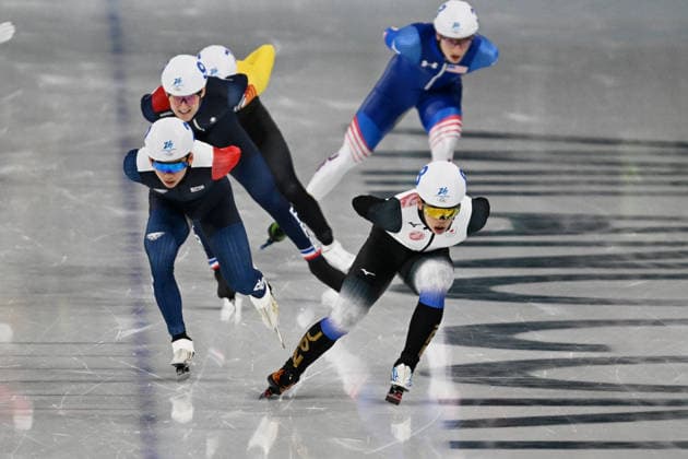 Shomu Sasaki (JPN), FEBRUARY 21, 2026 - Speed skating, Eisschnelllauf : Men s Mass Start Semi-final during the Milano Cortina 2026 Olympic Winter games, Winterspiele,Spiele, Summer games at Milano Speed Skating Stadium in Milan, Italy. Noxthirdxpartyxsales  aflo_320734717