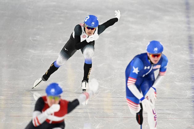 Motonaga Arito (JPN), FEBRUARY 21, 2026 - Speed skating, Eisschnelllauf : Men s Mass Start Semi-final during the Milano Cortina 2026 Olympic Winter games, Winterspiele,Spiele, Summer games at Milano Speed Skating Stadium in Milan, Italy. Noxthirdxpartyxsales  aflo_320734759