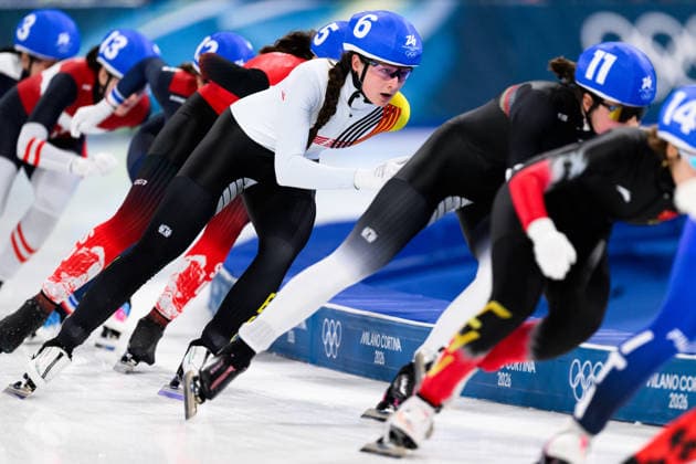 260221 Fran Vanhoutte of Belgium competes in the women™s Speed skating, Eisschnelllauf mass start semifinal during day 15 of the 2026 Winter Olympics on February 21, 2026 in Milan. Photo: Emma Wallskog BILDBYRAN kod EW EW0646 skridskor speed skating Olympic Games, Olympische Spiele, Olympia, OS olympics winter olympics os ol olympiska spel vinter-os olympiske leker milano cortina 2026 milan cortina 2026 milano cortina 2026 olympic games milano cortina 2026 winter olympic games milano cortina-os milano cortina-ol vinter-ol 15 bbeng masstart mass start dam *** 260221 Fran Vanhoutte of Belgium competes in the women™s speed skating mass start semifinal during day 15 of the 2026 Winter Olympics on February 21, 2026 in Milan Photo Emma Wallskog BILDBYRAN code EW EW0646 skates speed skating olympic games olympics winter olympics os ol olympic games winter os olympic games milano cortina 2026 milan cortina 2026 milano cortina 2026 olympic games milano cortina 2026 winter olympic games milano cortina os milano cortina ol winter ol 15 bbeng masstart mass start dam  Copyright: EMMAxWALLSKOG BB260221EW041