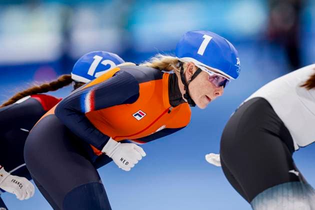 Marijke Groenewoud of the Netherlands Women s Mass Start Semifinals, Milano Cortina 2026 Winter Olympics: Day 15, Speed skating, Eisschnelllauf - Milano Cortina 2026 Winter Olympics: Day 15, Milano Speed Skating Stadium, February 21, 2026, Milan, Italy.