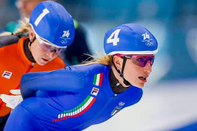 Francesca Lollobrigida of Italy Women s Mass Start Semifinals, Milano Cortina 2026 Winter Olympics: Day 15, Speed skating, Eisschnelllauf - Milano Cortina 2026 Winter Olympics: Day 15, Milano Speed Skating Stadium, February 21, 2026, Milan, Italy.