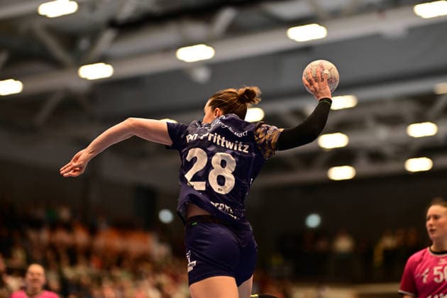 Handball I Frauen I Saison 2025-2026 I 18. HBF I 1. Spieltag I Buxtehuder SV - TuS Metzingen I 21.02.2026 Teresa von Prittwitz (28, Buxtehuder Sportverein) Buxtehude Halle Nord Niedersachsen Deutschland Copyright: xLobeca FelixxSchlikisx