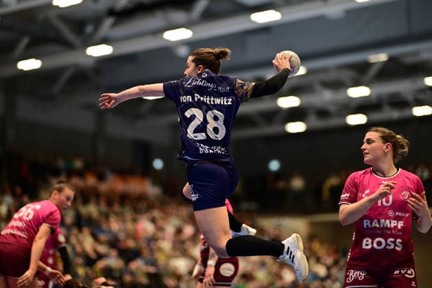Handball I Frauen I Saison 2025-2026 I 18. HBF I 1. Spieltag I Buxtehuder SV - TuS Metzingen I 21.02.2026 Teresa von Prittwitz (28, Buxtehuder Sportverein) Buxtehude Halle Nord Niedersachsen Deutschland Copyright: xLobeca FelixxSchlikisx