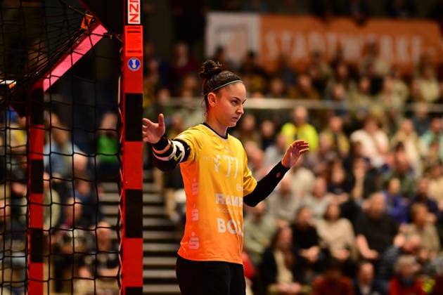 Handball I Frauen I Saison 2025-2026 I 18. HBF I 1. Spieltag I Buxtehuder SV - TuS Metzingen I 21.02.2026 Buxtehude Halle Nord Niedersachsen Deutschland Copyright: xLobeca FelixxSchlikisx