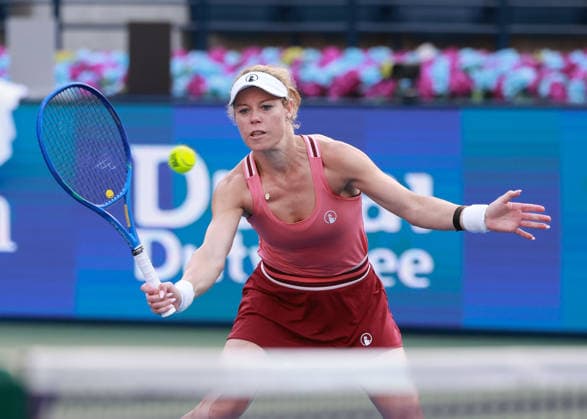 Laura Siegemund, Vera Zvonareva, Damen Doppel, Women s Doubles, Endspiel, Final, Dubai Duty Free Tennis Championships, Dubai, U.A.E. Copyright: xJuergenxHasenkopfx