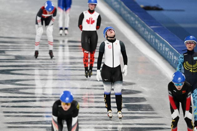 Momoka Horikawa (JPN), FEBRUARY 21, 2026 - Speed skating, Eisschnelllauf : Women s Mass Start Semi-final during the Milano Cortina 2026 Olympic Winter games, Winterspiele,Spiele, Summer games at Milano Speed Skating Stadium in Milan, Italy. Noxthirdxpartyxsales  aflo_320742306