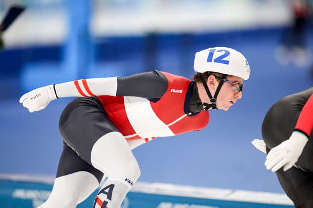 OLYMPICS - Winter Olympic Games, Olympische Spiele, Olympia, OS Milano Cortina 2026 MILAN,ITALY,21.FEB.26 - OLYMPICS, Speed skating, Eisschnelllauf - Winter Olympic Games Milano Cortina 2026, mass start, semifinal, men. Image shows Alexander Farthofer (AUT).  GEPAxpictures xRanjithxKumar