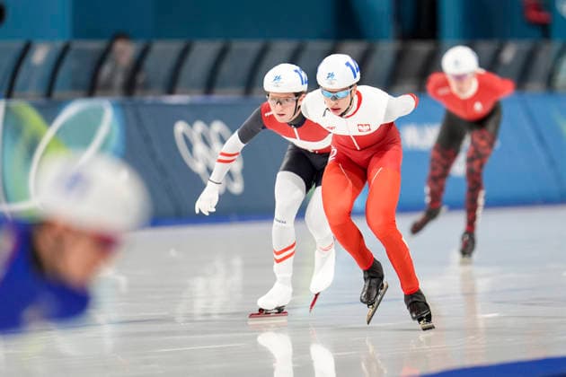 OLYMPICS - Winter Olympic Games, Olympische Spiele, Olympia, OS Milano Cortina 2026 MILAN,ITALY,21.FEB.26 - OLYMPICS, Speed skating, Eisschnelllauf - Winter Olympic Games Milano Cortina 2026, mass start, semifinal, men. Image shows Alexander Farthofer (AUT).  GEPAxpictures xRanjithxKumar