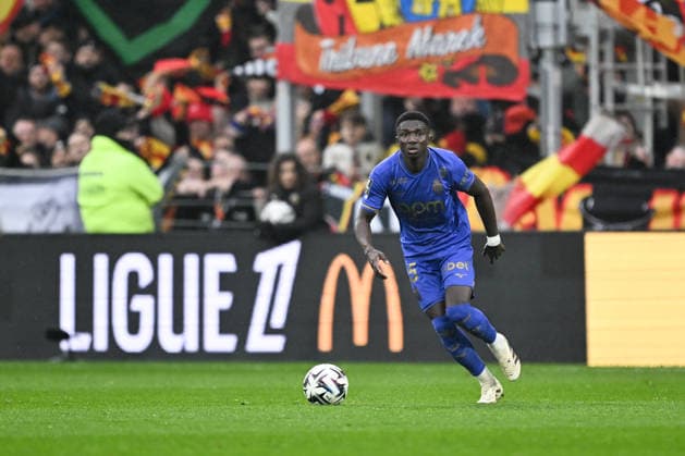 RC Lens v AS Monaco - Ligue 1 McDonald s 2025 2026 15 Lamine CAMARA (asm) during the Ligue 1 McDonald s match between Lens and Monaco at Stade Bollaert-Delelis on February 21, 2026 in Lens, France. Lens France  Copyright: xFEPx 776348298