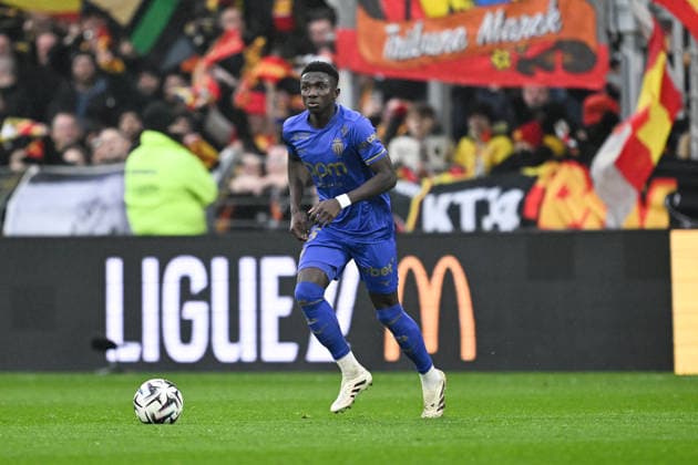 RC Lens v AS Monaco - Ligue 1 McDonald s 2025 2026 15 Lamine CAMARA (asm) during the Ligue 1 McDonald s match between Lens and Monaco at Stade Bollaert-Delelis on February 21, 2026 in Lens, France. Lens France  Copyright: xFEPx 776348298