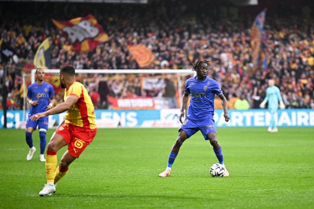 RC Lens v AS Monaco - Ligue 1 McDonald s 2025 2026 28 Mamadou COULIBALY (asm) during the Ligue 1 McDonald s match between Lens and Monaco at Stade Bollaert-Delelis on February 21, 2026 in Lens, France. Lens France  Copyright: xFEPx 776348298